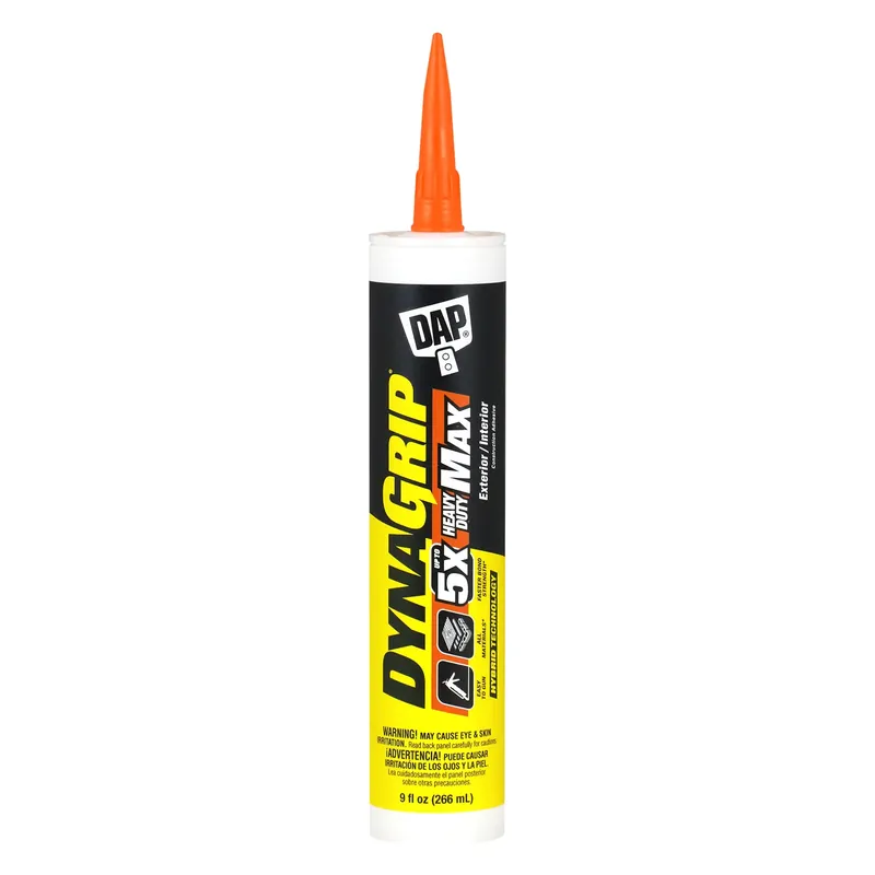 Dynagrip Heavy Duty Max Construction Adhesive, White, 10-oz.