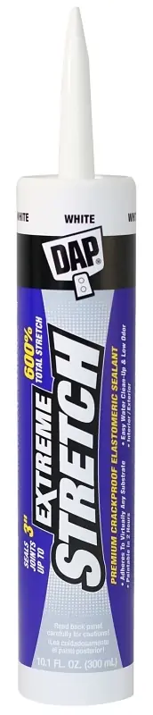 Extreme Stretch Premium Urethanized Sealant, White, 10.1-oz.