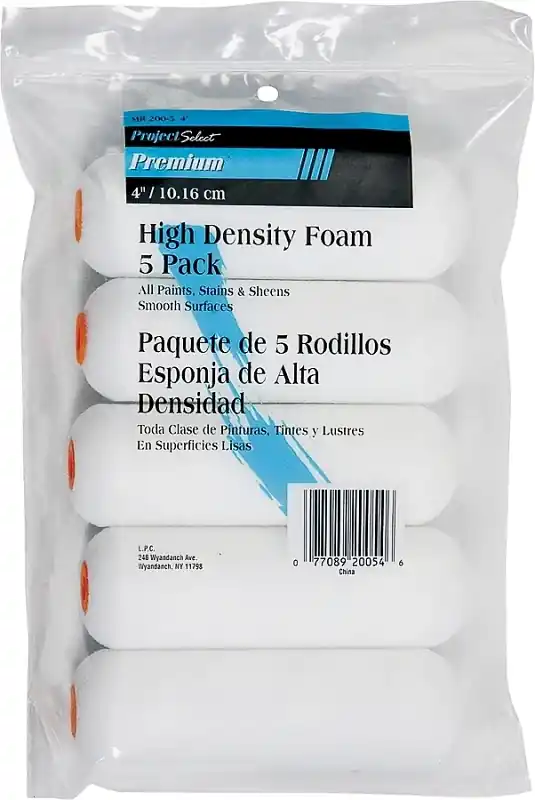 Impact Foam 4 In. W Mini Paint Roller Cover 5 Pk