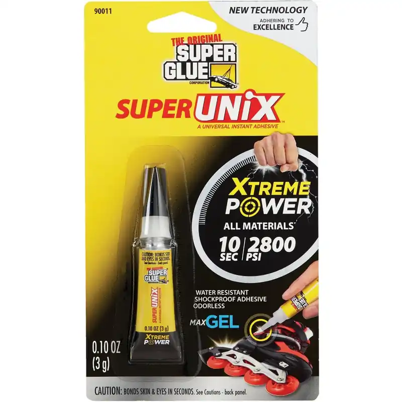 The Original Super Glue Superunix Super Strength Cyanoacrylate Instant Bond Adhesive 0.1 Oz