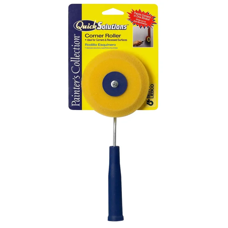 Quick Solutions 4 In. W Corner Paint Roller For Smooth Finishes