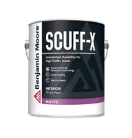 Spec Scuffx Matte Interior Paint - Durable, Low Odor, 1 Gallon