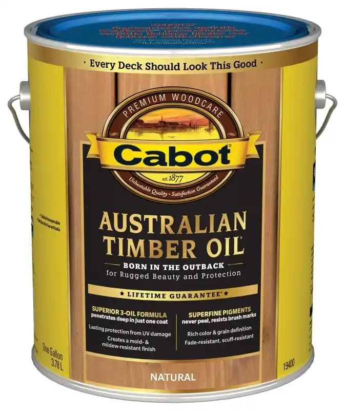 Australian Timber Oil Wood Finish, Natural, 1-gallon