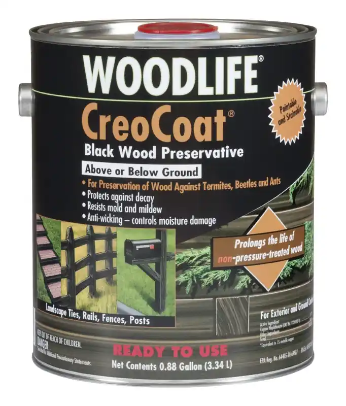 Woodlife Black Water-based Wood Preservative 1 Gallon For Outdoor Use