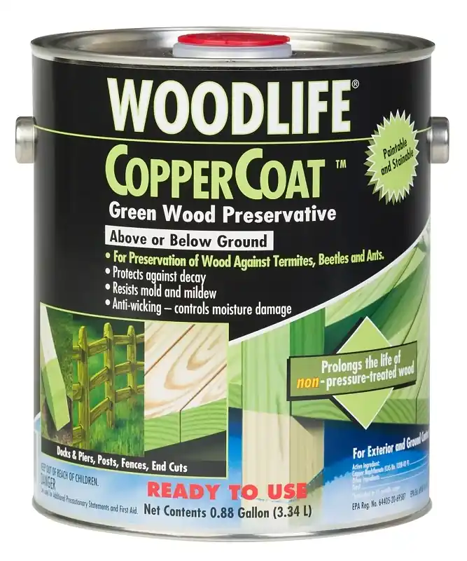 Coppercoat Green Semi-transparent Water-based Wood Preservative 0.88 Gal