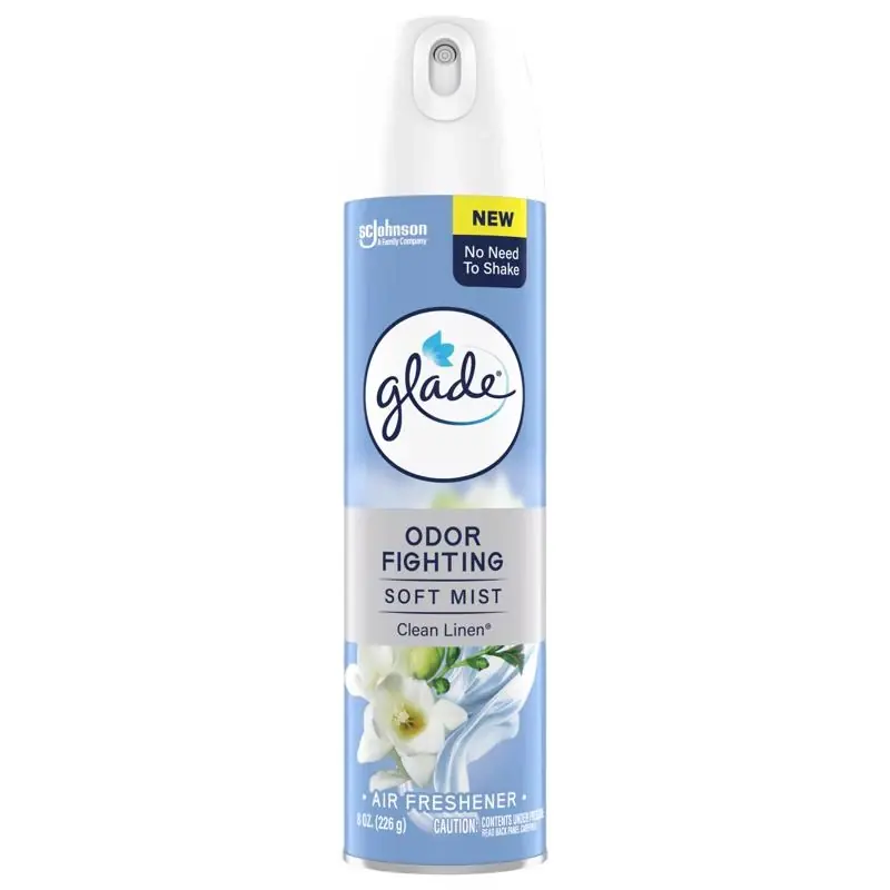 Clean Linen Scent Air Freshener Spray 8 Oz Aerosol