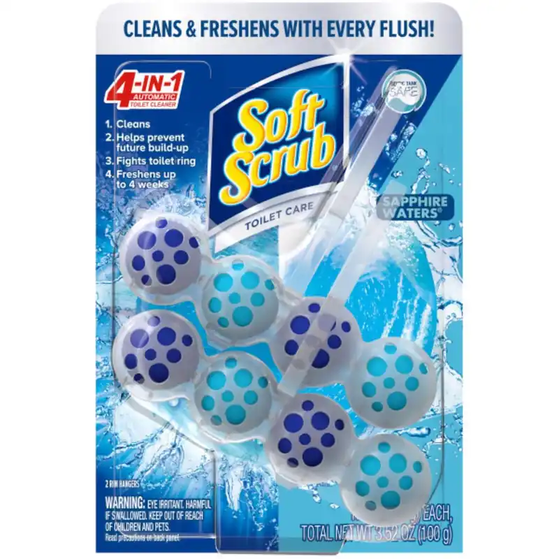 4-in-1 Toilet Care Sapphire Waters Scent Toilet Bowl Cleaner Tablet 1.76 Oz