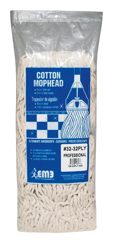 Elite Mops And Brooms 32 Cut End Cotton Mop Refill 1 Pk