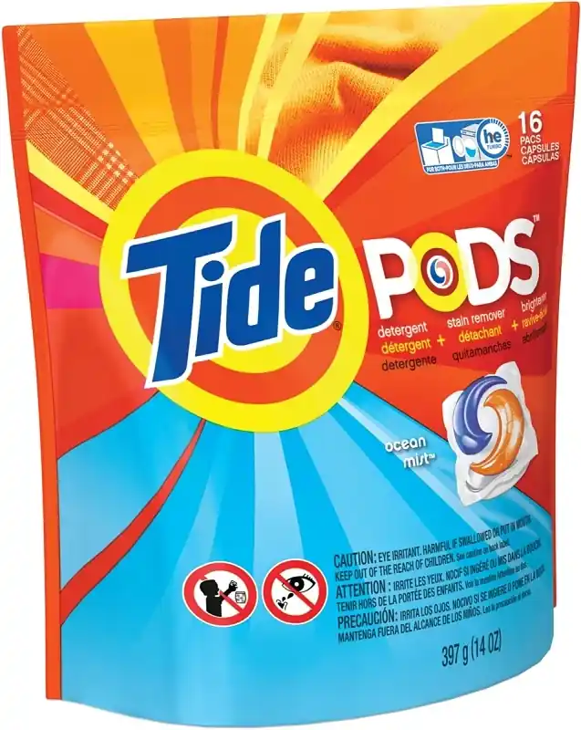 Clean Breeze Scent Laundry Detergent Pod 14 Oz