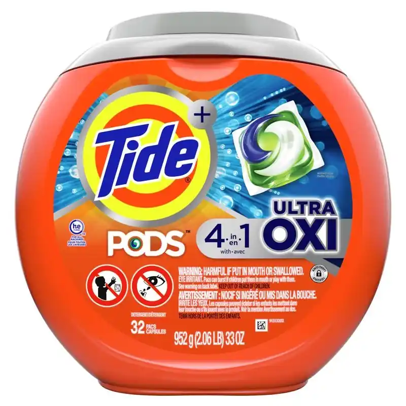 Ultra Oxi Original Scent Laundry Detergent Pod 32 Pk