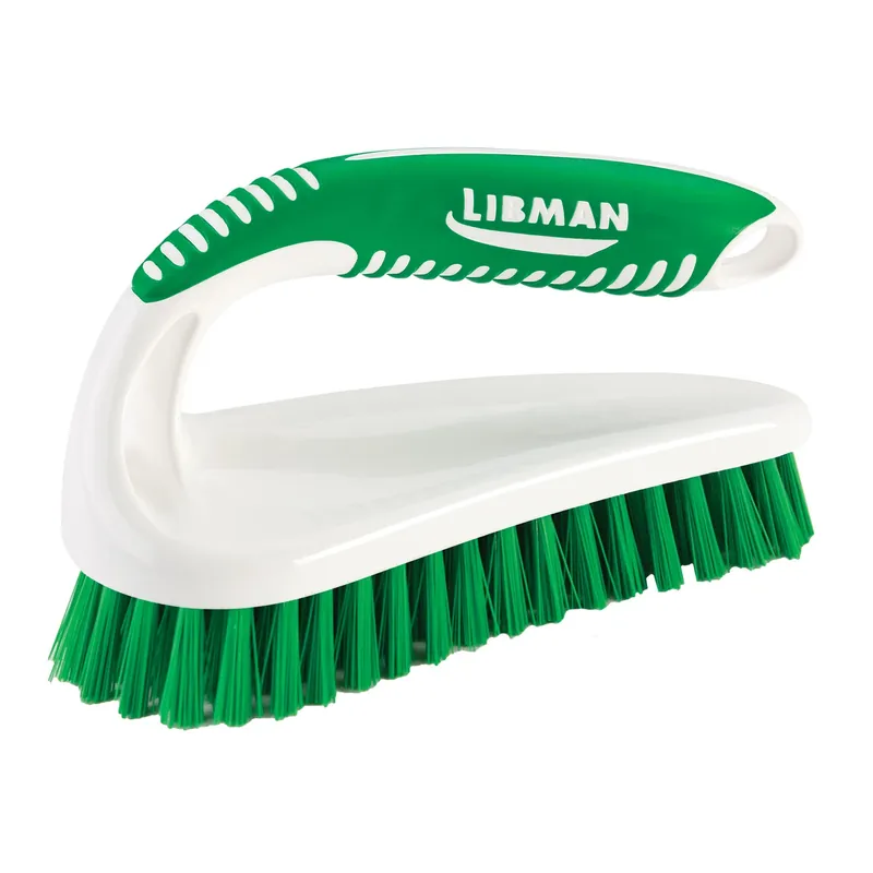 7 In. Polymer Sanoprene Bristle Contoured Grip Scrub Brush - Model 57