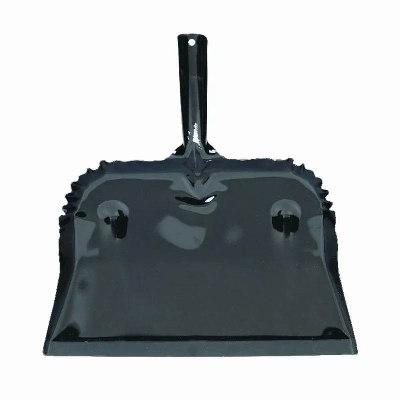Steel Janitor Style Dust Pan, 7.5" Length, 12.75" Width, Heavy Duty Steel