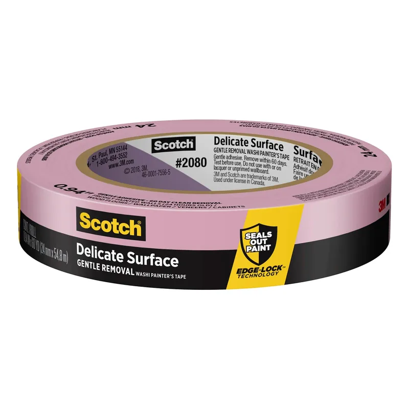 0.94 In. W X 60 Yd L Purple Medium Strength Painter‘s Tape 1 Pk