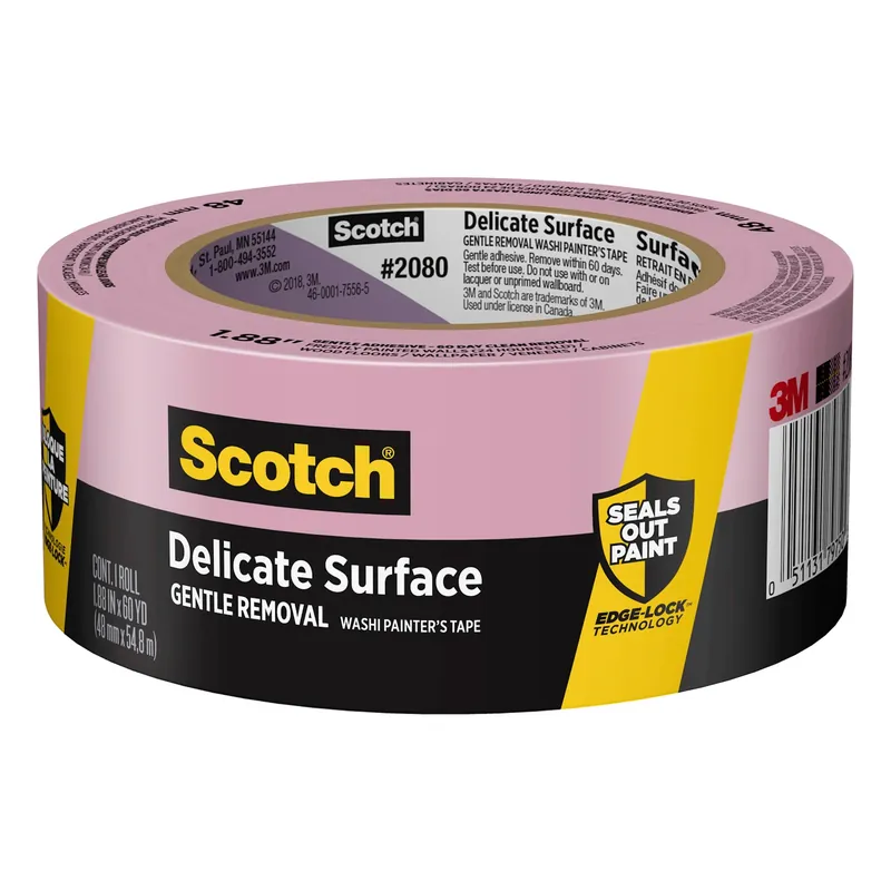 1.88 In. W X 60 Yd L Purple Medium Strength Painter‘s Tape 1 Pk