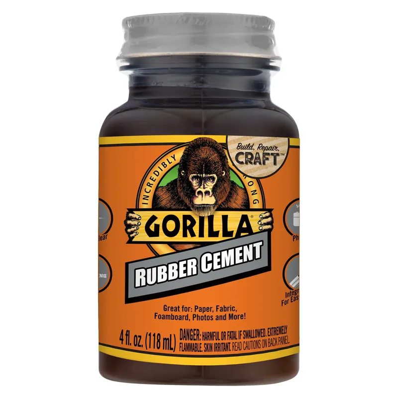 Craft High Strength Clear Rubber Cement 4 Oz