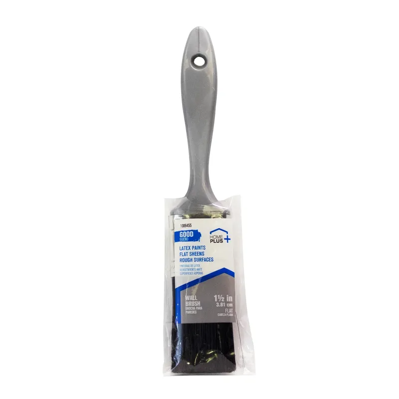 Good 1-1/2 In. Flat Paint Brush - Durable Polyester Bristles