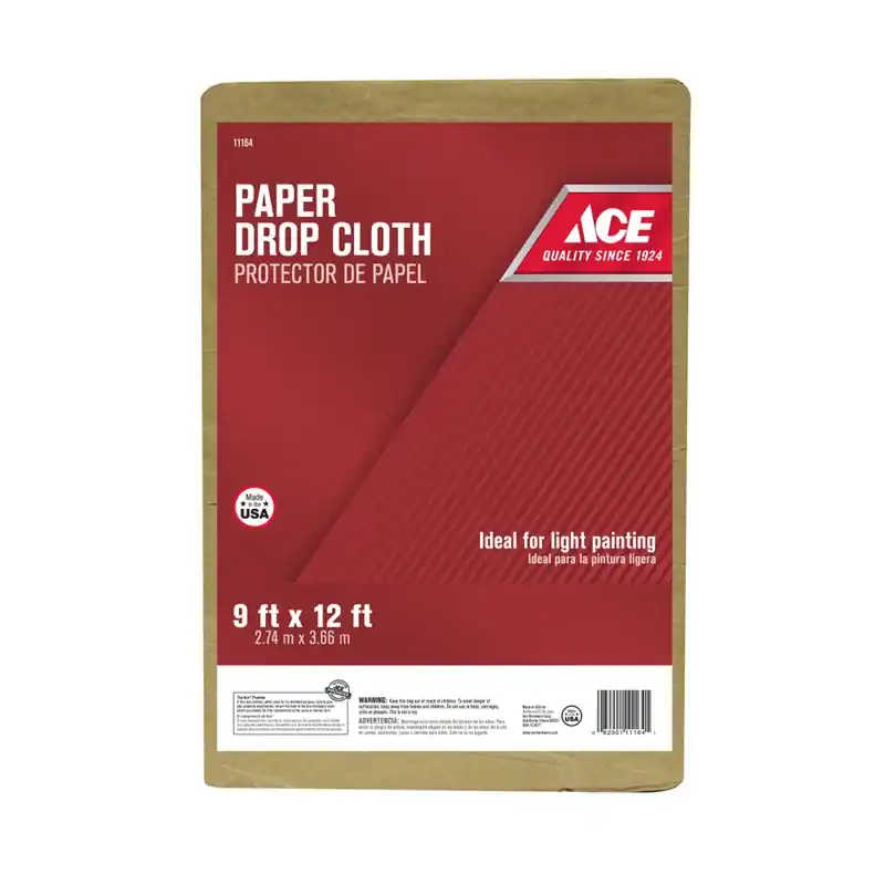 Heavy Weight Grade Paper Drop Cloth 12 Ft. L X 9 Ft. W