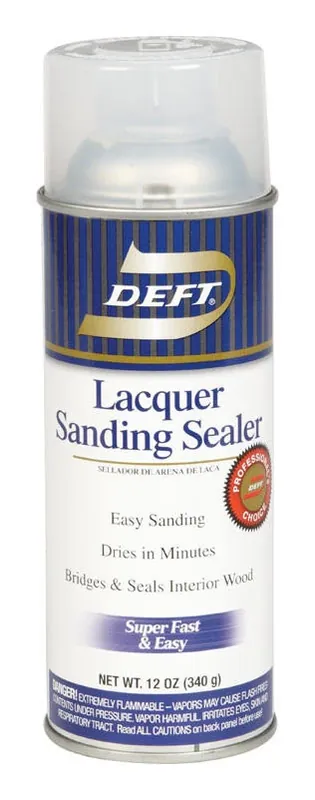 Clear Oil-based Alkyd Lacquer Sanding Sealer – 12 oz Professional Finish