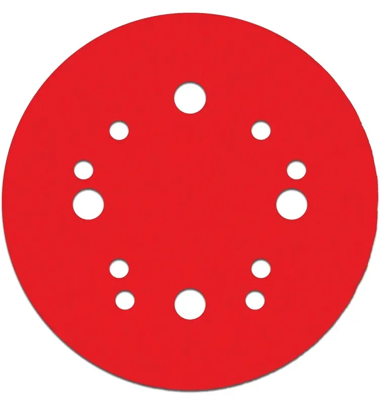5 In. Ceramic Blend Hook And Lock Sanding Disc 60 Grit Coarse 4 Pk