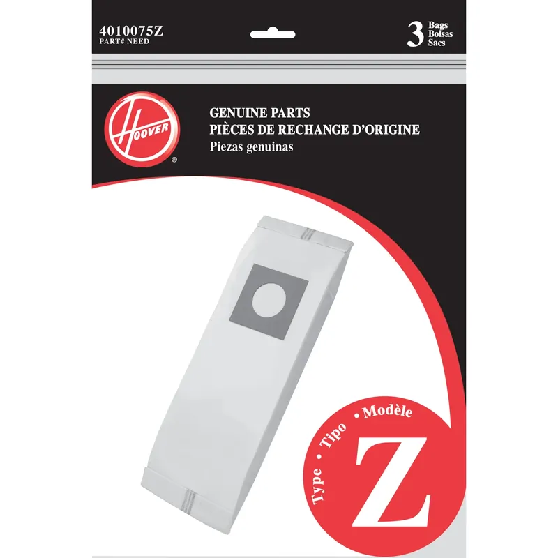 Vacuum Bag 3 Pk Type Z