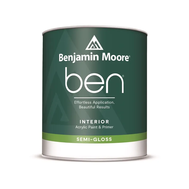 Ben Semi-gloss Base 2 Paint And Primer Interior 1 Quart