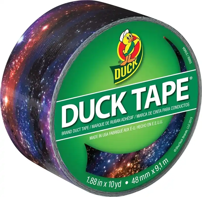 283039 Galaxy Duct Tape, 1.88 In W X 10 Yd L, Multicolored