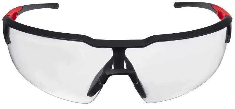 Anti-fog Safety Glasses Clear Lens Black/red Frame 1 Pk