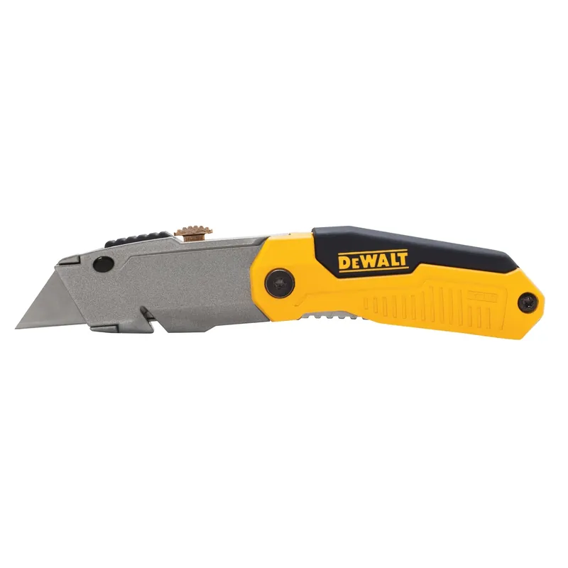 8-3/4 In. Folding Utility Knife Black/yellow 1 Pk