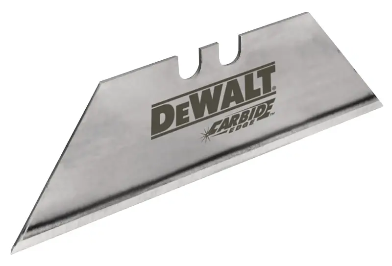 Carbide Edge Steel Heavy Duty Utility Blade 2-1/2 In. L 5 Pc