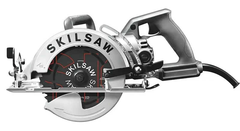 7-1/4 In. 15-amp Worm Drive Circular Saw With Steel Shoe