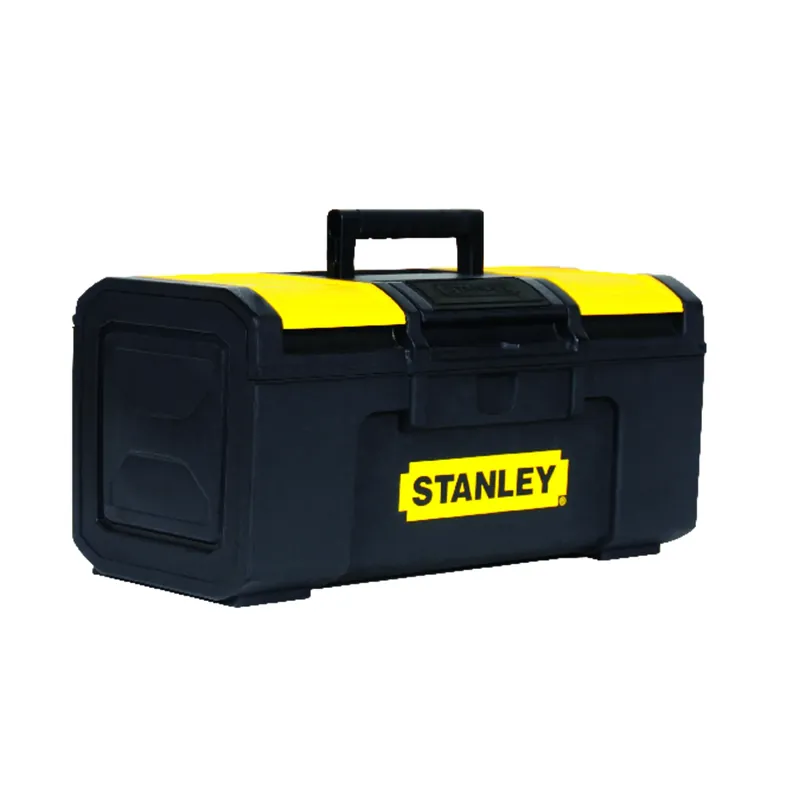 16 In. Auto Latch Toolbox With Lid Organizers And Tote Tray