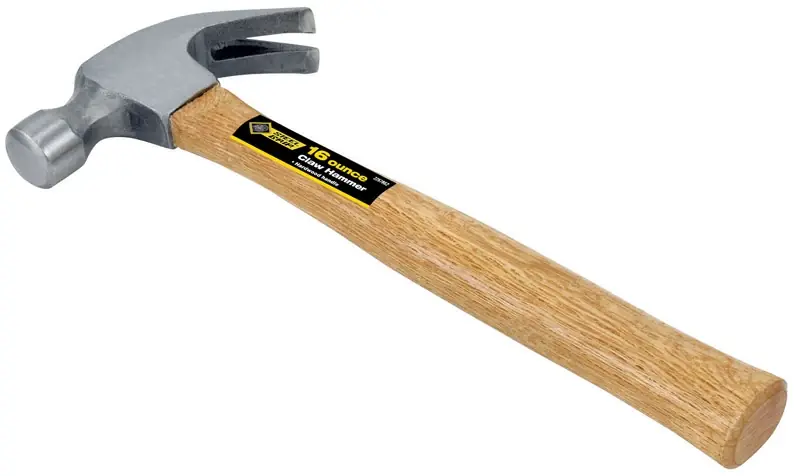 16 Oz Smooth Face Claw Hammer With Wood Handle - Model 2257962