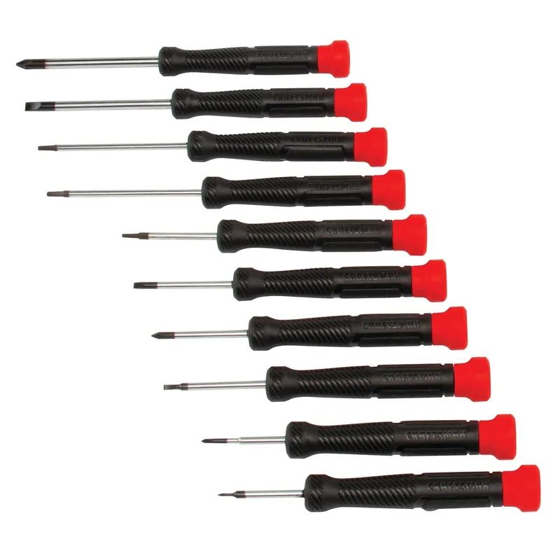 10 Piece Precision Screwdriver Set With Ergonomic Handles