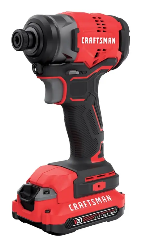 V20 1/4 In. Cordless Brushless Impact Driver Kit With Battery & Charger
