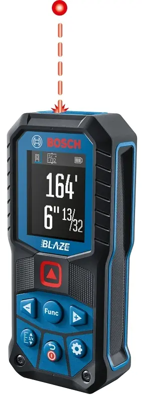 Blaze Gen2 Laser Measure, Red Beam, 165 Ft.