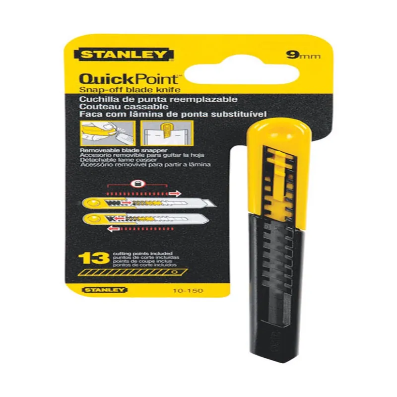 5.1 In. Retractable Snap-off Utility Knife Black/yellow 1 Pk