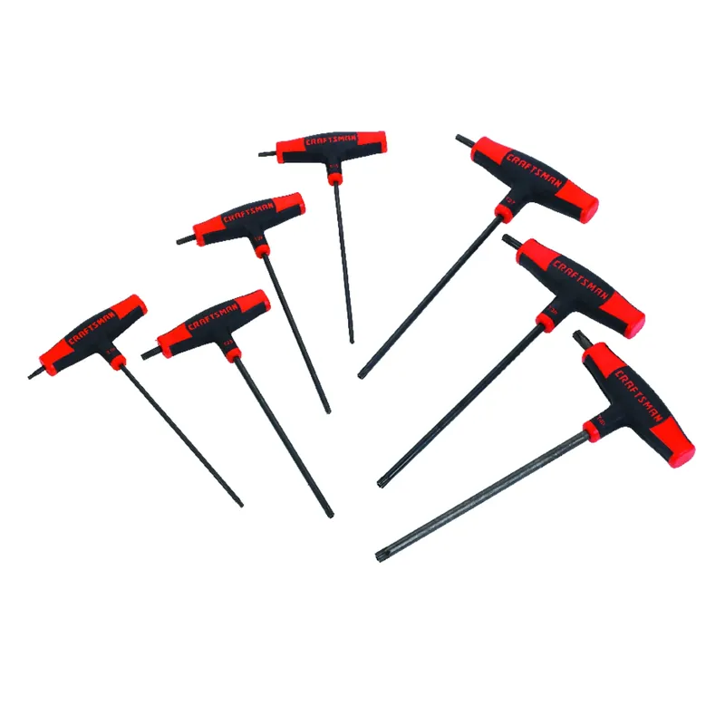 T-handle Torx Hex Key Set 7 Pieces T40