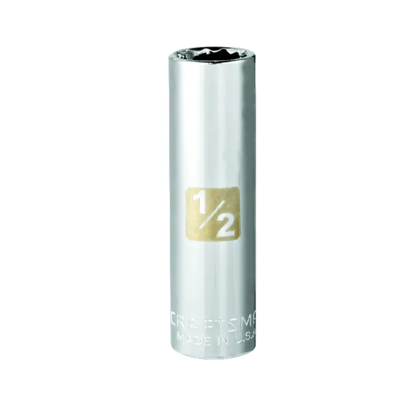1/2 In. X 3/8 In. Drive Sae 12 Point Deep Socket - 1 Piece