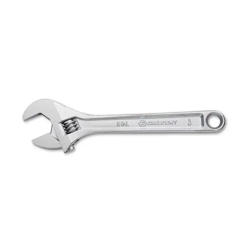 Metric And Sae Adjustable Wrench 8 In. L 1 Pc