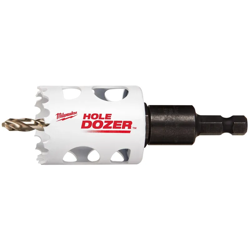 Hole Dozer 1-1/2 In. Bi-metal 2.7 In. L X 3/8 In. D Hole Saw With Arbor And Pilot Bit Arbo