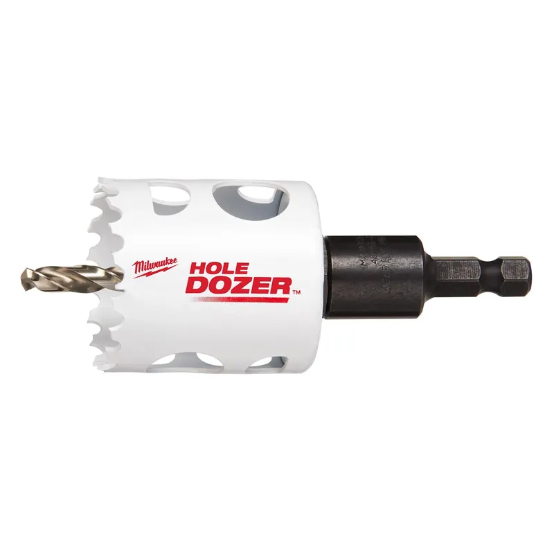 Hole Dozer 1-3/4 In. Bi-metal 2.7 In. L X 3/8 In. D Hole Saw With Arbor And Pilot Bit Arbo