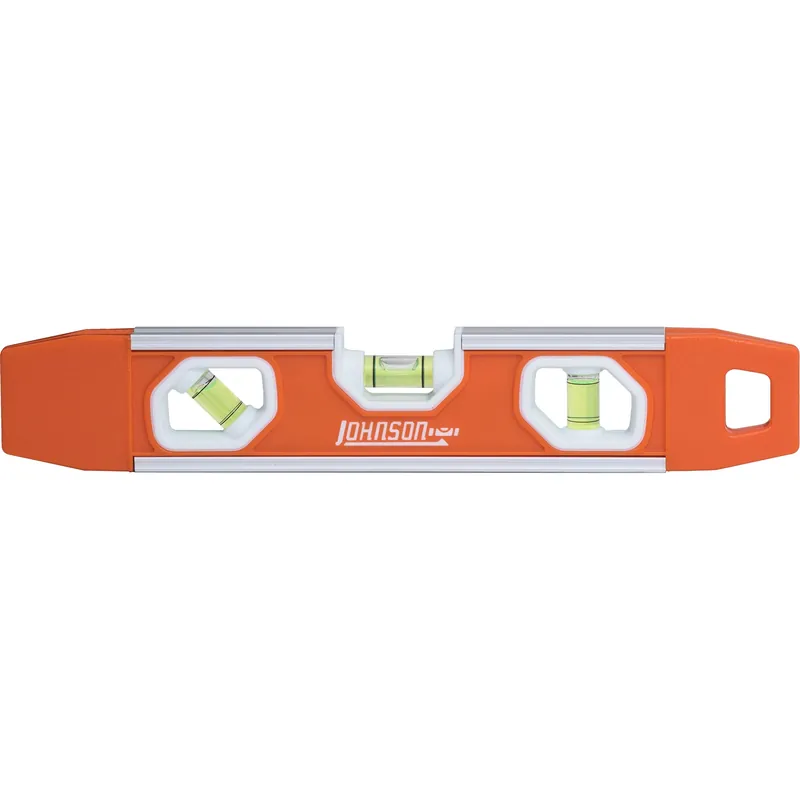 9 In. Aluminum Magnetic Torpedo Level With 3 Vials And High Impact Durability