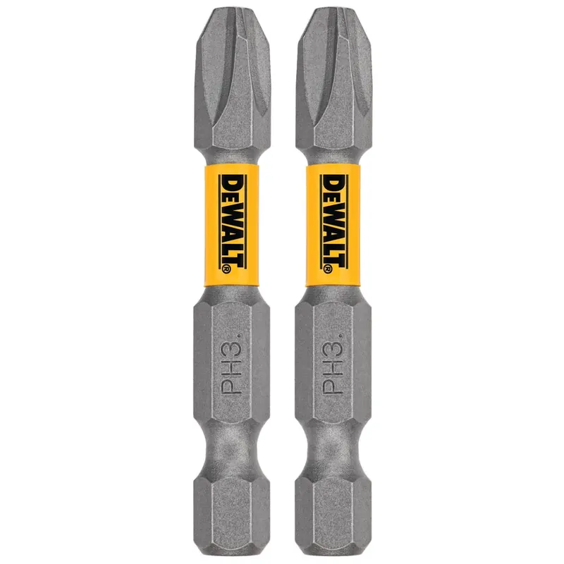 Max Fit Phillips 3 X 2 In. L Screwdriver Bit Set Steel 2 Pk