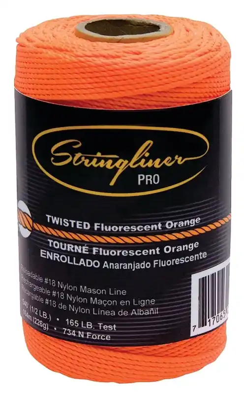 Construction Line, Fluorescent Orange, 1/2-lb., 540-ft.