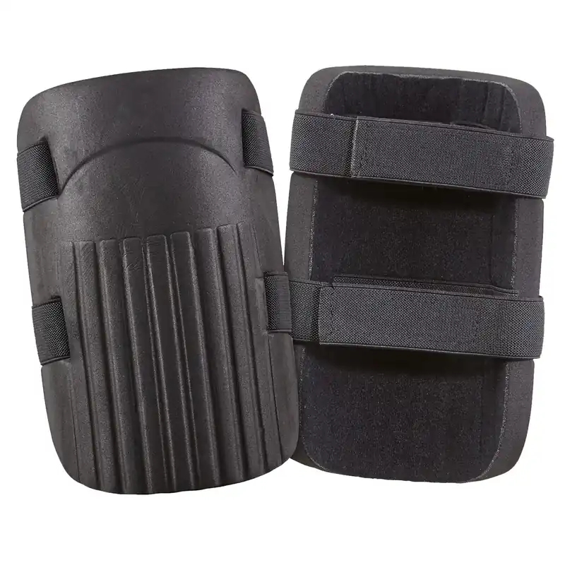 Molded Durable Foam Knee Pads - 9.5 In. L X 6 In. W - Adjustable Straps