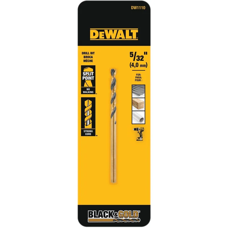 Black Oxide Drill Bit, 5/32 In.