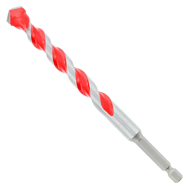 Speedemon 1/2 In. X 6 In. L Carbide Tipped Red Granite Hammer Drill Bit Hex Shank 1 Pk