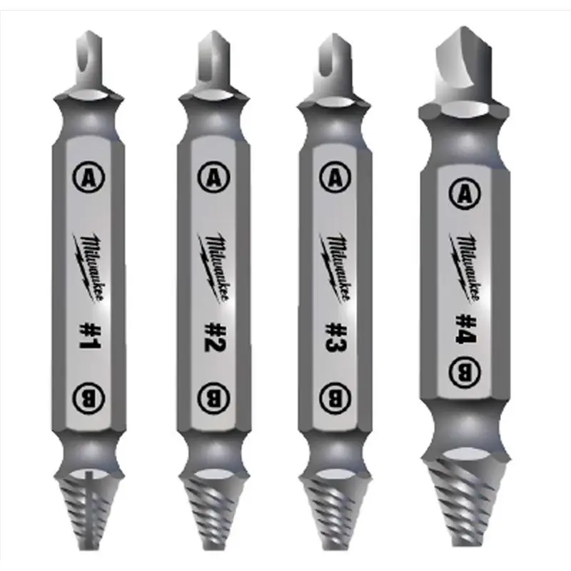 Steel Screw Extractor Set 4 Pieces Model 49-57-9001