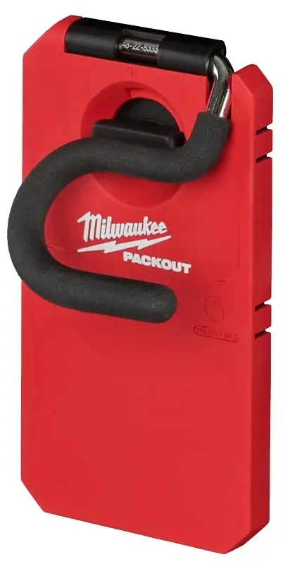 Packout Small Black/red Plastic 8 In. L S-hook 1 Pk