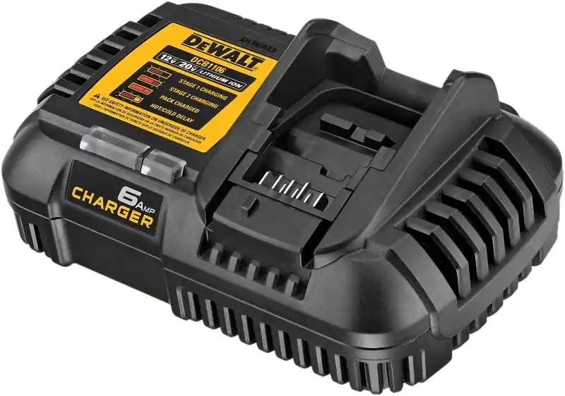 6 Amp Battery Charger For Compact 12v, 20v Max & Flexvolt Batteries
